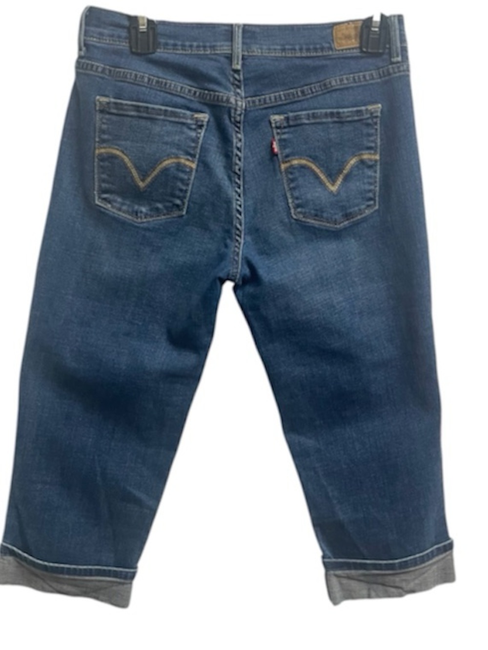 Levi's 515 Capris Medium Blue Denim